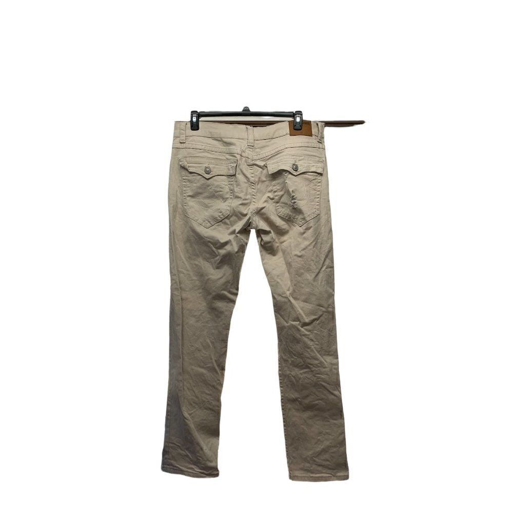 True Religion Geno Relaxed Slim Cream Pants 38 Waist 40 Length 33 - Picture 5 of 11